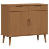 vidaXL Bufet MOLDE Karmel 90 x 40 x 80 cm