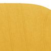 vidaXL Krzesła barowe, 2 szt., musztardowe, tapicerowane tkaniną