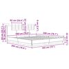 vidaXL Rama ł&oacute;żka z wezgłowiem Dąb rzemieślniczy 180 x 200 cm