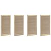 vidaXL Drzwi do szafki z drzwiami 4 szt. naturalny 110 x 2,1 x 59,5 cm