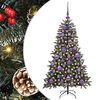vidaXL Sztuczna choinka z podstawą Zielony 120 cm PVC, plastik i stal