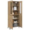 vidaXL Highboard 2 pcs Dąb rzemieślniczy Materiał drewnopochodny