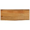 vidaXL Blat stołu z naturalną krawędzią, 80x20x2,5 cm, drewno mango