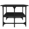 vidaXL Stolik kawowy, czarny, 100x50x40 cm, materiał drewnopochodny