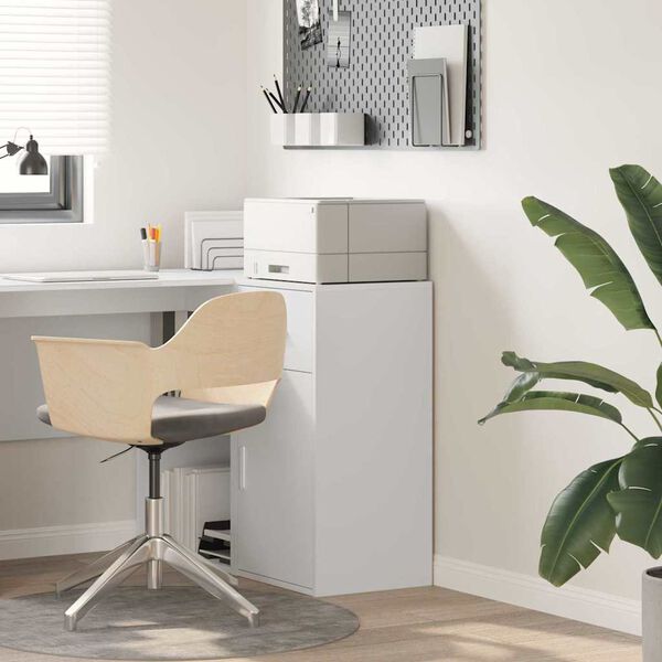 vidaXL Bufet z szufladą Biały 38 x 34 x 75 cm