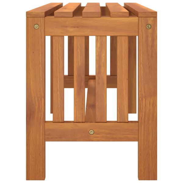 vidaXL Ławka ogrodowa, 80 cm, lite drewno eukaliptusowe