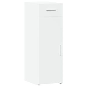 vidaXL Szafka, biała, 30x42,5x93 cm, materiał drewnopochodny