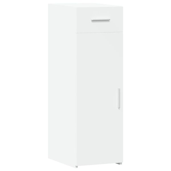 vidaXL Szafka, biała, 30x42,5x93 cm, materiał drewnopochodny