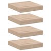 vidaXL P&oacute;łki, 4 szt., 23x23,5x4 cm, materiał drewnopochodny