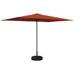 vidaXL Parasol ogrodowy z podstawą 200 x 300 cm Poliester Prostokątny