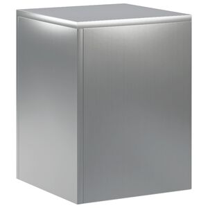 vidaXL Stojak na rośliny srebrny 30 x 30 x 40 cm Stal