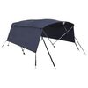 vidaXL Bimini ze ściankami z siatki, 4 pałąki, 243x(230-244)x137 cm