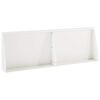 vidaXL Mur oporowy 2 szt. 60 x 12 x 40 cm Stal Biały