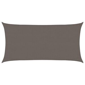 vidaXL Żagiel przeciwsłoneczny, 160 g/m&sup2;, antracytowy, 3x6 m, HDPE