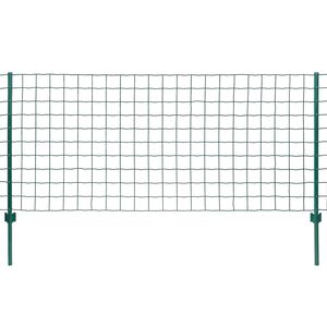 vidaXL Euro ogrodzenie, stalowe, 20 x 1 m, zielone