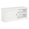 vidaXL Szafka pod TV, biała, 90x30x40 cm, drewniana