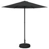 vidaXL Parasol ogrodowy z podstawą Prostokątny 2,3 x 2,3 m Poliester