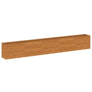 vidaXL Podwyższona grządka ogrodowa 482x50x69 cm, stal Corten