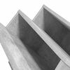 vidaXL Regał na gazety z p&oacute;łką Szary beton 53 x 40 x 28.5 cm
