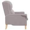 vidaXL fotel Jasnoszary 76 x 94 x 102 cm Miękka tkanina Sherpa