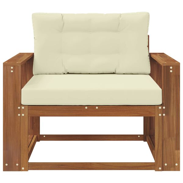 vidaXL Środkowa sofa ogrodowa Lite Drewno Akacji Naturalny