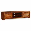 vidaXL Szafka pod TV z drewna akacjowego, 120 x 30 x 30 cm