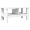 vidaXL Stolik kawowy Biały 90 x 50 x 45 cm Drewno inżynieryjne