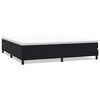vidaXL Ł&oacute;żko Box Spring bez materaca Czarne 200x220 cm Aksamit