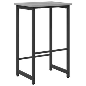 vidaXL Stołek barowy Szary Sonoma 40 x 32 x 74 cm Drewno inżynieryjne