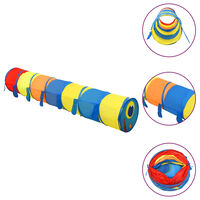 vidaXL Tunel do zabawy dla dzieci, kolorowy, 245 cm, poliester
