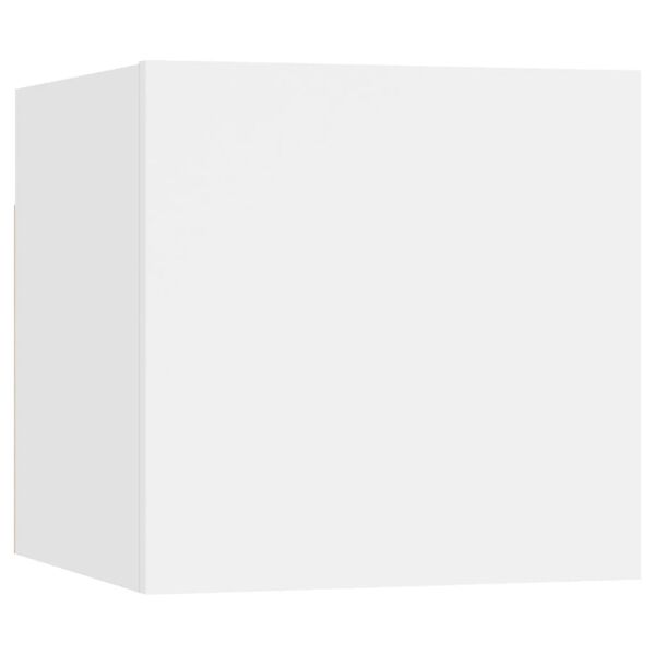 vidaXL 7-cz. zestaw szafek TV, biały, materiał drewnopochodny