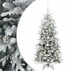 vidaXL Sztuczna choinka z bombką 120 cm 150 LED Ciepła biel PE i PVC