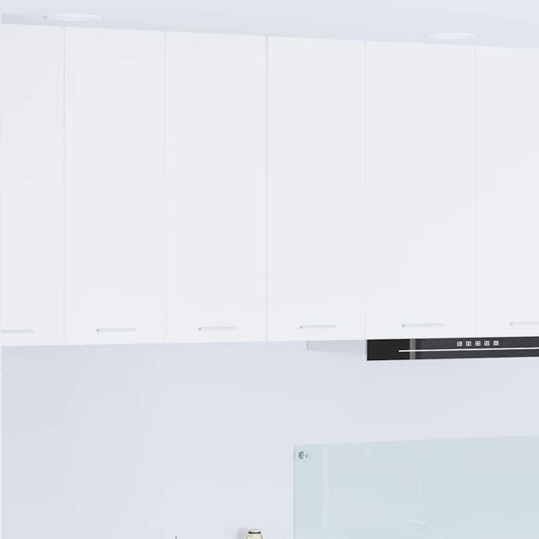 vidaXL Szafka wisząca z przechowywaniem 2 pcs Biały 30 x 31 x 80 cm