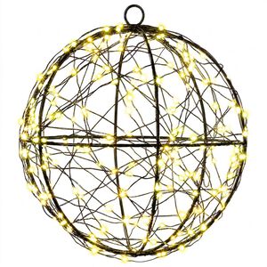 vidaXL Świąteczny szpic na lampkę 200 LED Ciepła biel