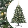 vidaXL Sztuczna choinka Zielony 150 cm PVC, plastik i stal
