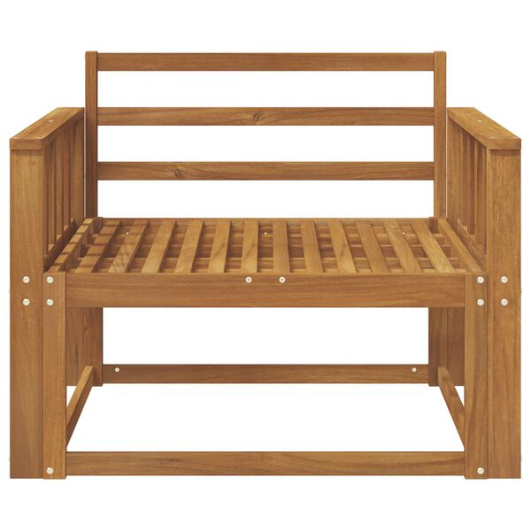 vidaXL Środkowa sofa ogrodowa Lite Drewno Akacji Naturalny