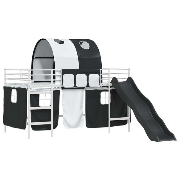 vidaXL Biały i czarny 80 x 201 cm