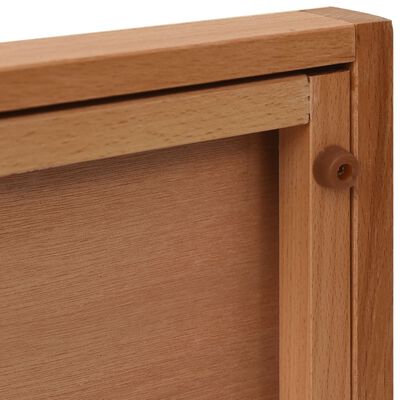 vidaXL Sztaluga stołowa, 65x48x7 cm, lite drewno bukowe