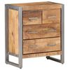 vidaXL Szafka, 60x35x70 cm, surowe drewno mango