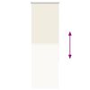 vidaXL Roleta zaciemniająca Off White 45x175 cm Szerokość tkaniny