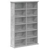 vidaXL Kabinet na płyty CD Betonowy szary 60 x 17 x 92 cm