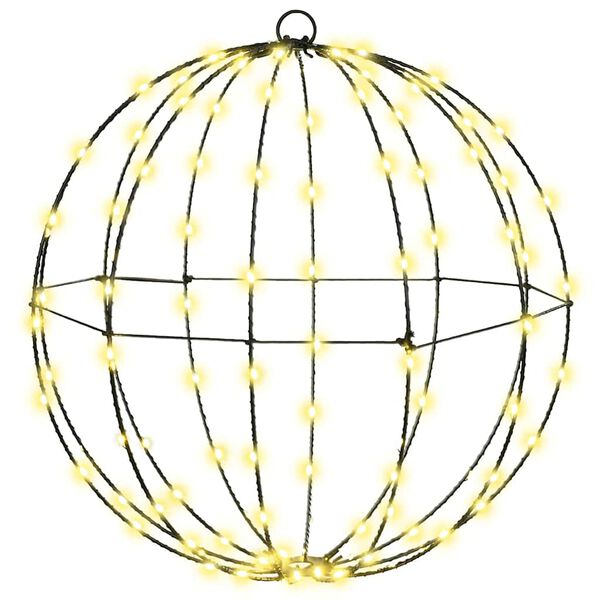 vidaXL Piłka z 192 diodami LED 2 pcs Ciepła biel 43.5 cm Metal