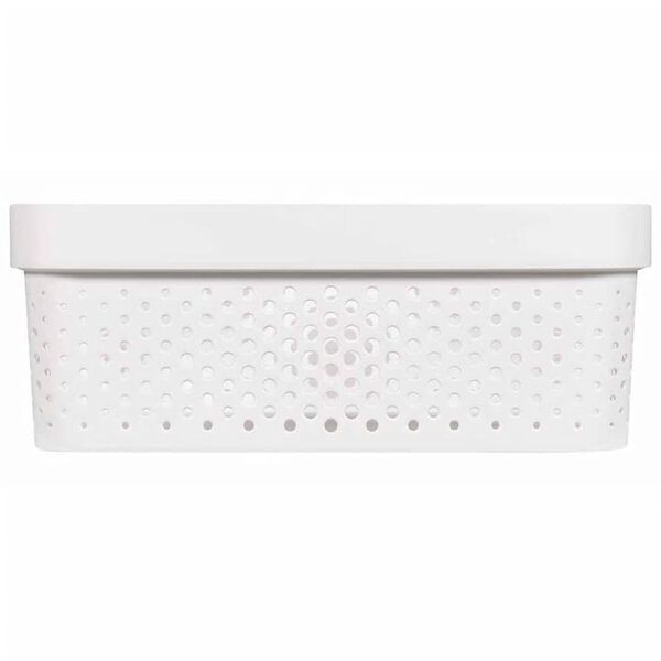 Curver Zestaw pudełek Infinity z pokrywkami, 4 szt., 11L+17L, biały