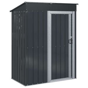 vidaXL Schowki ogrodowe Antracyt 137 x 81 x 180 cm Metal