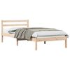 vidaXL Ramka ł&oacute;żka Brązowy 215,5 x 85,5 x 69,5 cm Lite drewno sosnowe