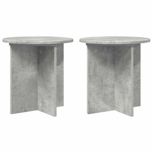 vidaXL Stojak na rośliny 2 szt. Betonowy szary 40 x 40 x 40 cm