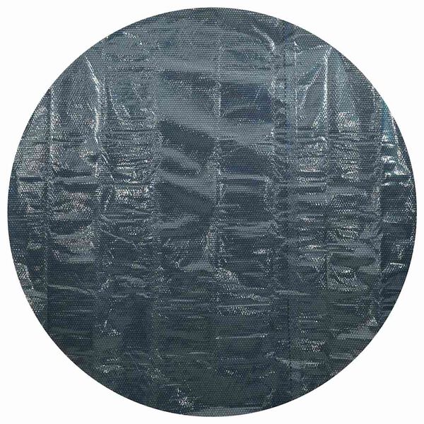 vidaXL Pływająca folia solarna z PE na basen, 250 cm, czarno-niebieska