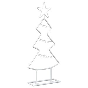 vidaXL Metalowa choinka ze stojakiem KUOPIO 60 cm Stal Biały