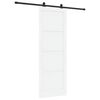 vidaXL Drzwi przesuwne ORKDAL 83 x 232 cm Lite drewno sosnowe Biały