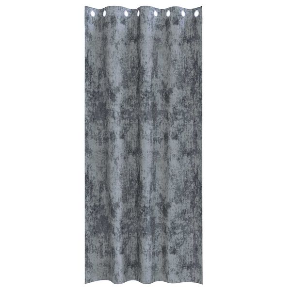 vidaXL Zasłony z weluru 2 pcs Srebrnoszary 260 x 140 cm Aksamit
